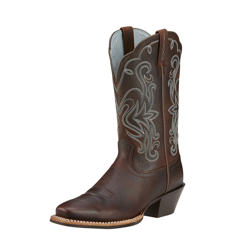 New Womens Ariat 10010169 Legend Sassy Brown  Leather Cowboy Boot 